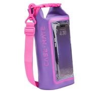 Case-Mate Mini IP68 Waterproof Bucket Bag (2L) - Purple Paradise | Roll Top Dry Bag with Touchscreen Waterproof Pouch - For Phones Up to 7" - Swimming, Kayaking, Boating, Travel Essentials