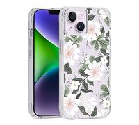 Case-Mate Rifle Paper Co. iPhone 14 Plus Case [Works with Wireless Charger] [10FT Drop Protection] Cute iPhone Case 6.7" with Floral Pattern, Anti-Scratch Tech, Shockproof Material, Slim Fit - Willow