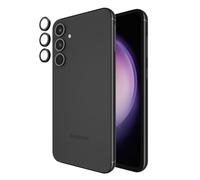 Case-Mate Samsung Galaxy S23 FE 5G Camera Lens Protector with Black Aluminum Rings - Double Tempered Glass - Anti-Scratch Tech - Ultra HD View with Night Shooting, Case Friendly, Easy to Install