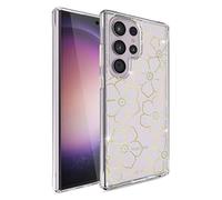 Case-Mate Samsung Galaxy S23 Ultra Case [6.8"] [12FT Drop Protection] [Wireless Charging] Floral Gems Phone Case for Samsung Galaxy S23 Ultra -Cute Bling Sparkle Case w/Anti-Scratch, Shockproof, Slim