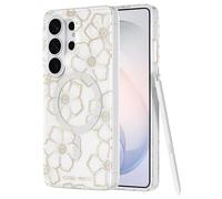 Case-Mate Samsung Galaxy S26 Ultra Case [Magnetic & Wireless Charging] - Sparkly Floral Phone Case w/12ft Drop Protection - Premium Magnetic Phone Cover for Samsung Galaxy S26 Ultra 6.8" - Floral Gems