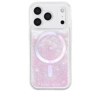 Case-Mate Soap Bubble iPhone 17 Pro Case [Compatible with MagSafe] - Liquid Glitter Phone Case with 12ft Drop Protection - Premium Magnetic Cover for iPhone 17 Pro - Iridescent Waterfall