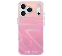 Case-Mate Soap Bubble iPhone 17 Pro Case [Compatible with MagSafe] - Stylish Phone Case for Women with 12ft Drop Protection - Premium Magnetic Cover for iPhone 17 Pro - Peach Iridescent