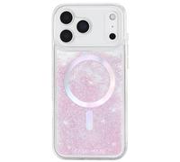 Case-Mate Soap Bubble iPhone 17 Pro Max Case [Compatible with MagSafe] - Liquid Glitter Phone Case with 12ft Drop Protection - Premium Magnetic Cover for iPhone 17 Pro Max - Iridescent Waterfall