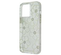 Case-Mate Floral Gems Case protective cover compatible with Apple iPhone 14 Pro Max flowers [Shockproof | Up to 10ft drop protection | Made from recycled material] - Glitter