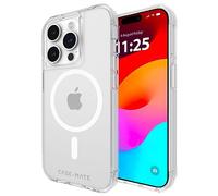 Case-Mate Tough iPhone 15 Pro Case - Clear [12FT Drop Protection] [Compatible with MagSafe] Magnetic Phone Case for iPhone 15 Pro 6.1", Shockproof Cover with Anti Yellowing, Anti Scratch Tech