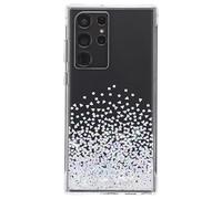 Case-Mate Twinkle Ombre Case protective cover compatible with Samsung Galaxy S22 Ultra Case Glitter [Recycled material | Designed for Samsung certified | 10 ft drop protection] - Diamond Silver