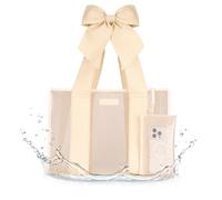 Case-Mate Women's Large Tote Bag, Ecru Raffia, L