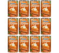 (Case of 12) Bakeroo Tinned Pumpkin Puree (Pumpkin Pie Filling) - 425g, 100% Natural