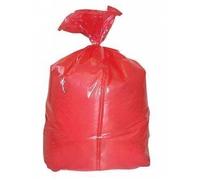 Case of 200 Red Laundry Bags with Soluble Dissolving Strip