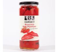 Case of 6 x Cooks & & Co Roasted Red Peppers (360G) Gluten Free Vegan
