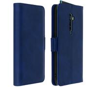 Slim Case, flip book cover, stand wallet case for Oppo Reno 2 - Dark blue