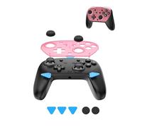 Case Panel cover for Switch 2 Pro Retro Handheld Video Game Console,daunke ABS material,with joystick cap，Lightweight Shockproof,Anti-Scratch,All-Around Protection,Pink