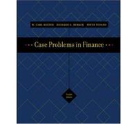 Case Problems in Finance + Excel templates CD-ROM (Irwin Series in Finance, Insurance, and Real Estate,)