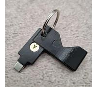 Case Protective Case Black Compatible with Yubico Yubikey 5C NFC USB-C