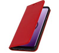 Case Samsung Galaxy S9 Plus Leather Case Walet Function Holder - Red