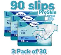 CASE SAVER 3 PACKS OF TENA SLIP PLUS LARGE SLIPS INCONTINENCE AIDS PANTS 710700