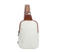 Case Shoulder Bag Bag for Women Vegan Leather Fanny Pack Crossbody Bags Chest Bag for Women (White, One Size)