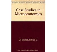 Case Studies in Microeconomics