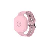 Case Watch Strap for Tile by Life360 Mate Bluetooth Tracker,WUNIAK watchband Design Soft Silicone Protection case, Portable,Scratch-Resistant, Shockproof,Pink