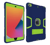 Case with Crutch Special child stand Blue and green iPad 2020 / 2019 10.2