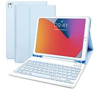 Case with Keyboard for iPad 6th Generation, Keyboard Case for iPad 6th Gen 2018, iPad 5th Gen 2017, iPad Pro 9.7, iPad Air 2, iPad Air 1 - Protective Cover with Detachable Keyboard, Blue