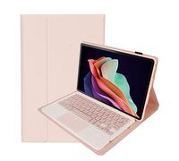 Case with Keyboard for Lenovo Tab P11 2nd Gen, Pad Plus 2023 11.5" TB350FU/TB350XU, Magnetic Detechable Wireless Keyboard Slim Stand Cover (Pink)