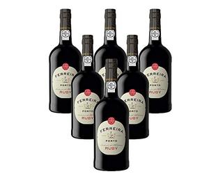 Case x6 -Port wine Ferreira Ruby NV - Fortified Wine