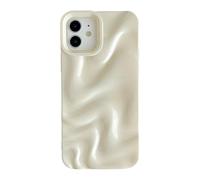 Caseative for iPhone 12 Case,Water Ripple Pattern Wave Compatible with iPhone Case (Light White,iPhone 12)