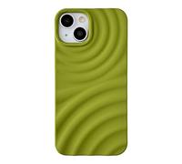 Caseative for iPhone 12 Pro Max Case,Water Ripple Wave Meteorite Bubble Plating Phone Case (Green,12 Pro Max)