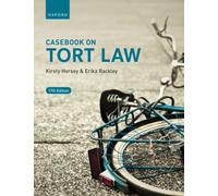 Casebook on Tort Law