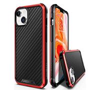 CaseBorne R Series Compatible with iPhone 13 Case - Aramid Fiber - Aluminum Frame-12 ft Drop Tested - Red