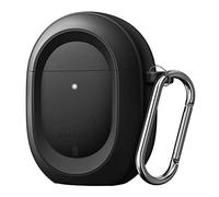 CaseBot Case Cover for Pixel Buds A-Series 2021 and Pixel Buds 2 (2020), Rugged Shield Protective Skin [Front LED Visible] (Black)