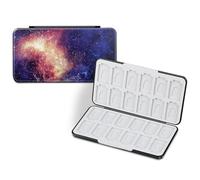CASEBOT Game Card Case for Nintendo Switch Games, [Shockproof] Hard Shell Protective and Durable 24 Slots Card & 24 Slots Micro SD Card Storage Holder Box, Slim and Portable (Galaxy)
