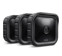CaseBot Silicone Case for All-New Blink Outdoor Camera - [3-Pack] Weatherproof Camouflaged Skin Cover with Hat Brim for Blink Outdoor Indoor Home Security System, Black