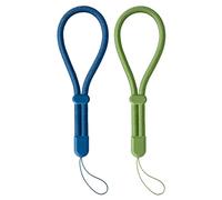 Casecond 2 Pc Phone Wrist Strap Charm Anti-Lost Lanyard Hand Wristlet Finger Grip Strong Durable Adjustable for Women Men Universal for iPhone Camera Keychain USB Flash Drive Wallet ID Tag Blue Green