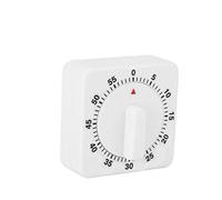 Casecover 1pc Kitchen Craft Wind Up Timer 1hr/60min Alarm Mechanical Timer,Square Kitchen Timer Manual Timer Mechanical Reminder Food Preparation