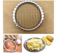 Casecover Egg Slicer Cutter Egg Device Grid Chopper Wire Chip Cutter,Potato Cutter Stainless Steel Potato French Fries Cutter Vegetables Salads Tool 1pc