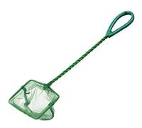 Casecover Green Twisted Grip Nylon Fishing Dip Net 4inchx 3.5inch for Aquarium Fishbowl for Goldfish Ornamental Fish Tank