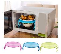 Casecover Multifunctional Double-layer Heat Resistance Microwave Oven Steam Tray Rack Plate Stacker for Restaurant Kitchen Random Color 1pc