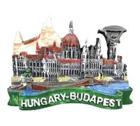 Casecover Resin Hungary Budapest Parliament Building Fridge Magnet Craft Tourist Souvenir Fun Decorative 1pc