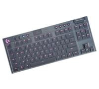 CASEDAO Keyboard Cover Logitech G915 TKL Tenkeyless Lightspeed Wireless RGB Mechanical Gaming Keyboard, Logitech G915 TKL Keyboard Skin Accessories,US Layout-Clear