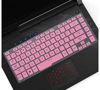 CASEDAO Silicon Keyboard Protector Design for ASUS Zephyrus M15 15.6 2020 Gaming Laptop, 15.6" ROG Zephyrus GU502GW GU502GU GA502DU GA502IV Keyboard Protevtive Skin - Pink