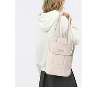 CaseDeer 360 Protective Puffy Laptop Sleeve for 2025-2022 MacBook Air 13 M4 M3 M2 A3240 A3113 A2681, Quilted Soft Fluffy Carrying Shoulder Bag Travel Case with Accessory Pockets, White