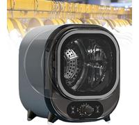 CASEGO Tumble Dryer,Vented Tumble Dryer, Small Portable Condenser Compact Mini Spin Dryer, Perfect for Counter Top or Wall Mounted Use (A 220V)