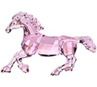 CASEGO Zodiac Horse Statue, Feng Shui Lucky Sculpture, Office Desktop Home Tea Table TV Cabinet Handicraft Decoration (Pink)