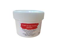 Casein Powder, 85g medium grain for verstatile craft use. For making traditional adhesive, paint, varnish and DIY repair of heritage and restoration projects.