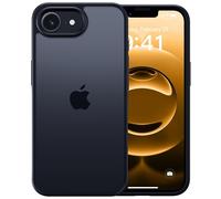 CASEKOO Armor Shockproof for iPhone 16e Case [Military Grade Protection] Anti-fingerprint Protective for iPhone 16 E Case Frosted Translucent Slim Thin Cover for iPhone 16e Phone Case - Matte Black