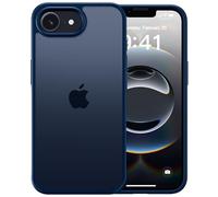 CASEKOO Armor Shockproof for iPhone 16e Case [Military Grade Protection] Anti-fingerprint Protective for iPhone 16 E Case Frosted Translucent Slim Thin Cover for iPhone 16e Phone Case - Matte Blue