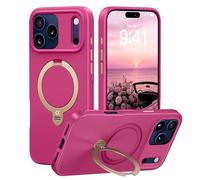 CASEKOO Rose Pink Designed for iPhone 17 Pro Max Case with Spin Magnetic Stand [16FT Military Protection] [Non-Slip Edge] [Fit for MagSafe] MagicStand360 for iPhone 17 Pro Max Case with Stand 6.9''